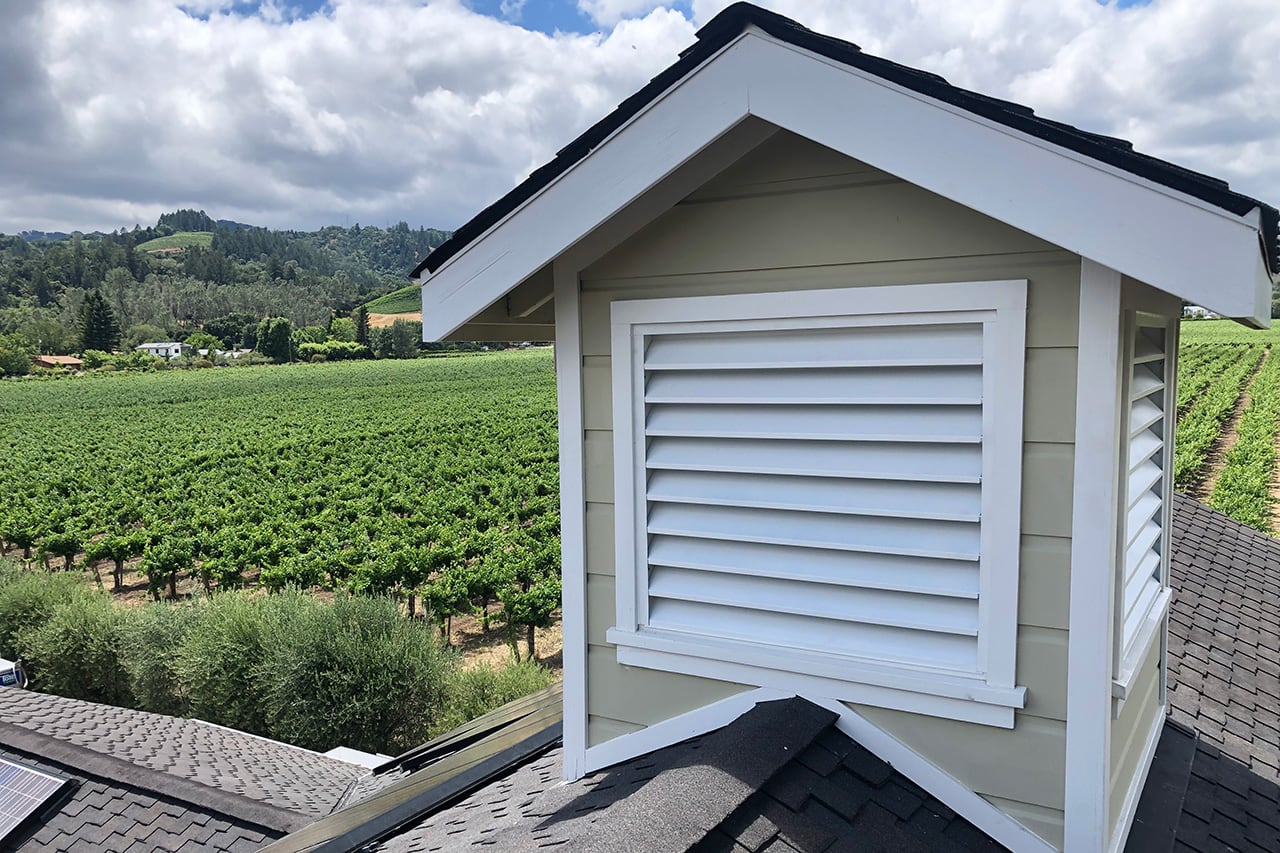 gable vent vs ridge vent wildifre ember vents