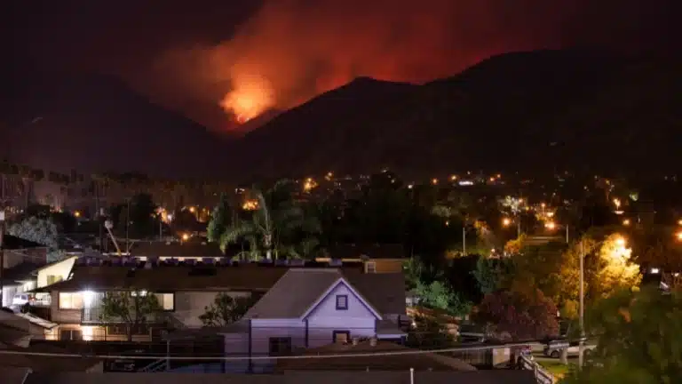 california wildfire evacuation