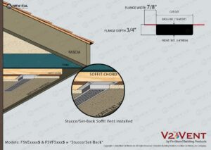 Stucco Soffit Vent