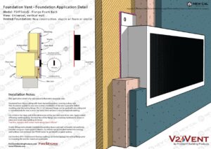 Foam Back Foundation Vent