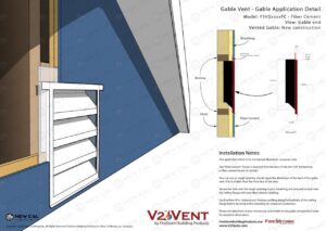 Fiber Cement Gable Vent