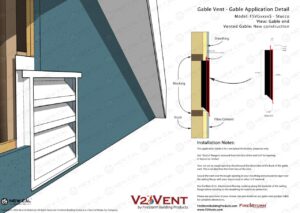 Stucco Gable Vent