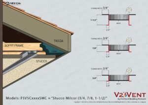 Continuous Stucco Milcor Vent