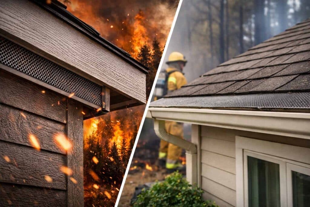 exterior fire hardening systems