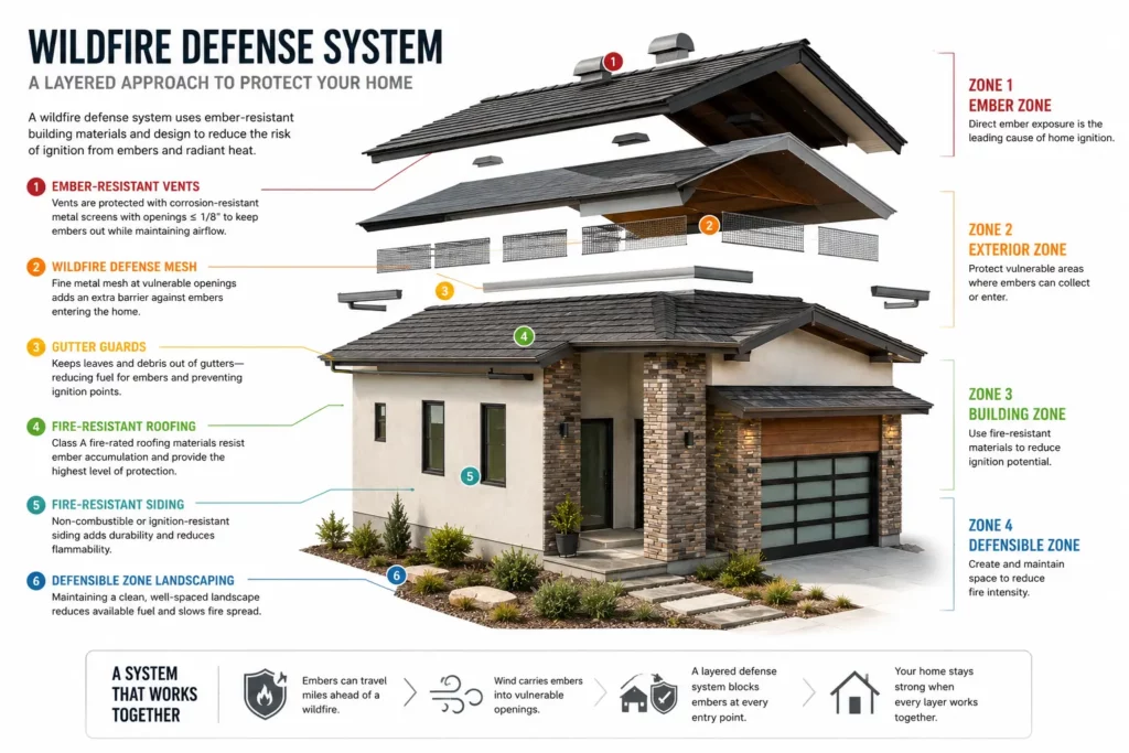 wildfire defense system