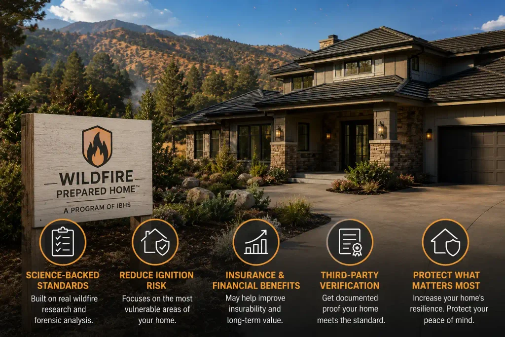 Wildfire Prepared Home in the Mountains