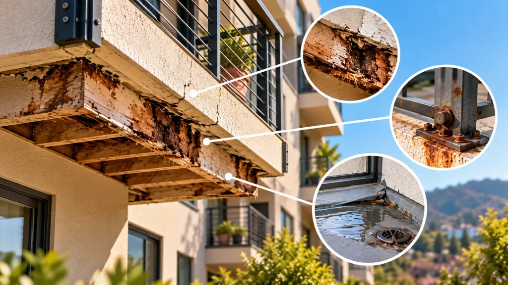 Common Balcony Problems Property Owners face