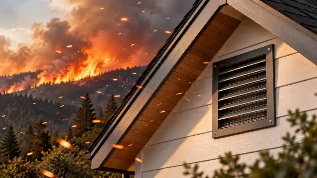 Gable Vents for Wildfire-Prone Homes