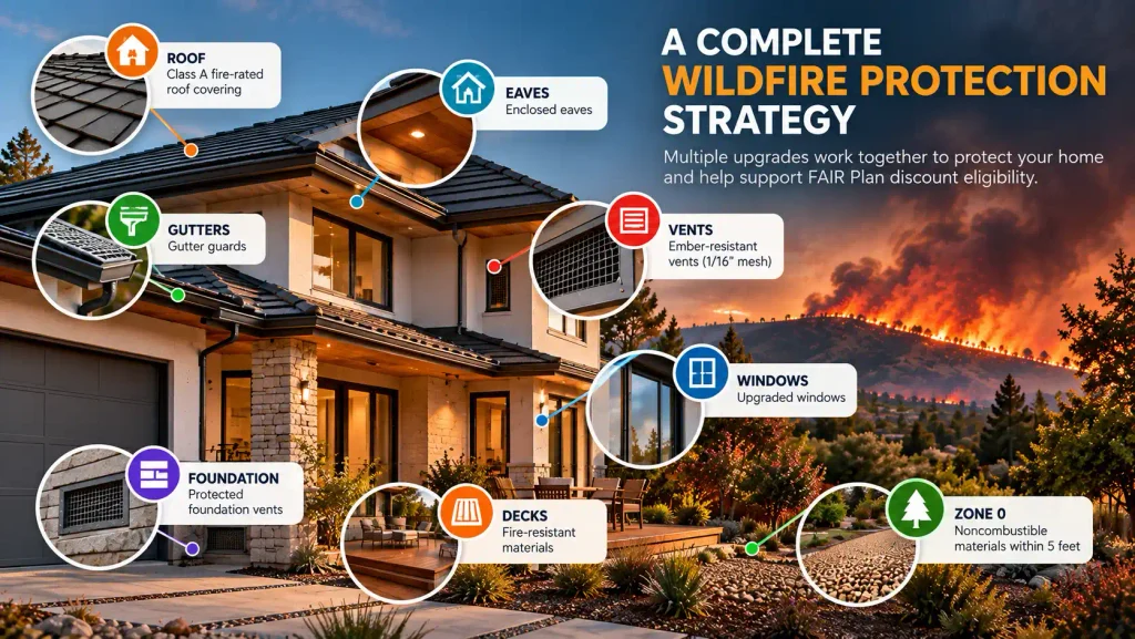 complete wildfire home protection strategy